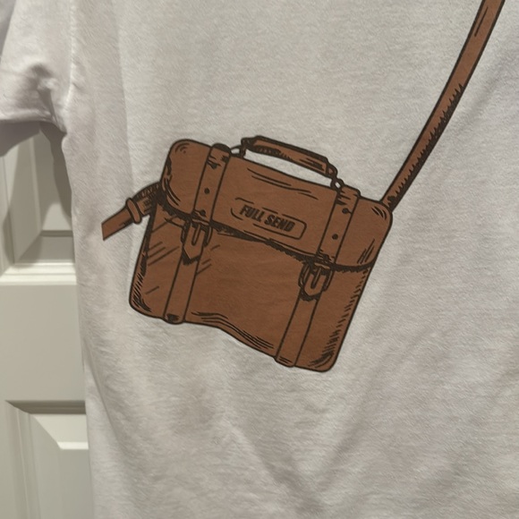 Full Send Nelk Boys Satchel Kill Confirmed Shirt Size Small White - Picture 5 of 10